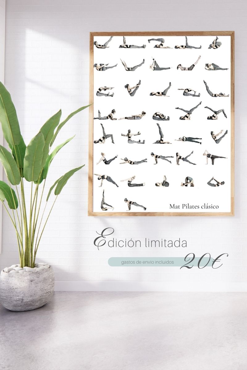 Poster pilates mat